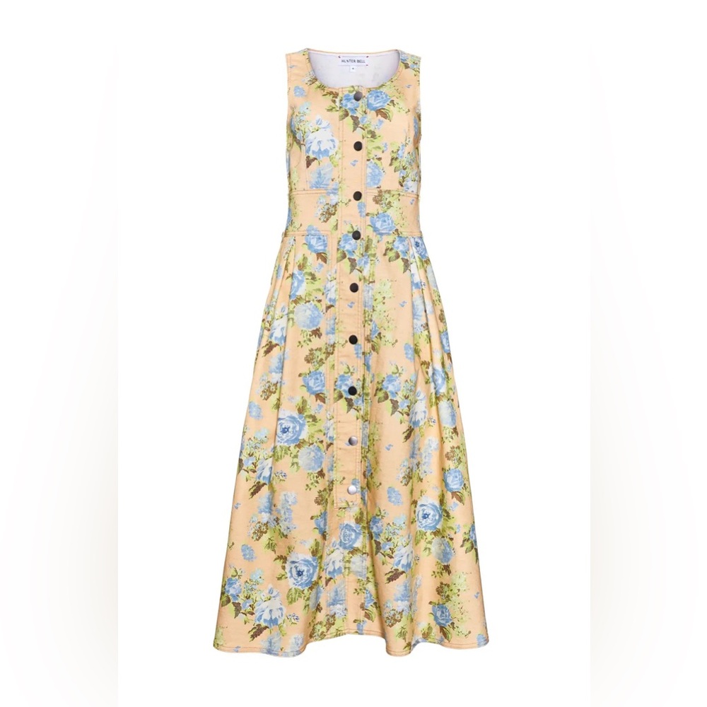 NWT Hunter Bell Thompson Dress Garden Rose Peri Size